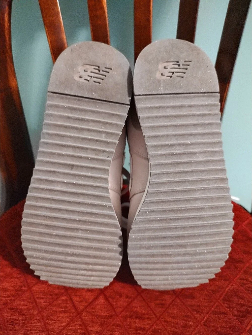 New Balance 574  Women’s Platform Sneakers - Reflection/Rain Cloud/White Womens8